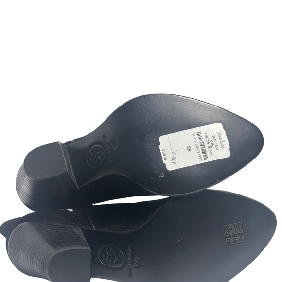 Ash  Black Floral Embroidered Heeled Boots - Picture 5 of 5